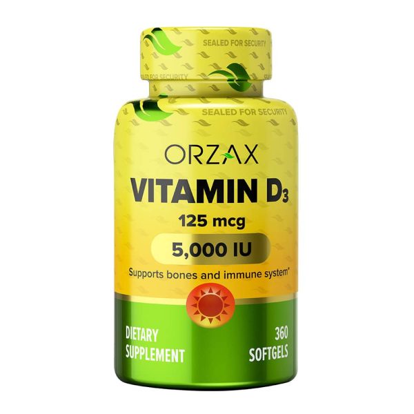 orzax vitamin d3 360 capsule