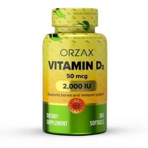 orzax vitamin d3 2000 iu 360 capsule